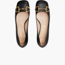 Gucci Horsebit Ballet Flat Black Leather