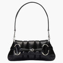 Gucci Horsebit Chain Small Shoulder Bag Black