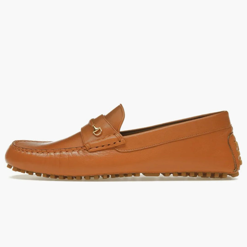 GUCCI HOVEBIT DRIVER ROAFERS marroni
