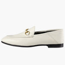 Gucci Horsebit Leaver de cuero White (femenino)