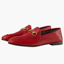 Gucci Horsebit Slip on Loafer Red Leather