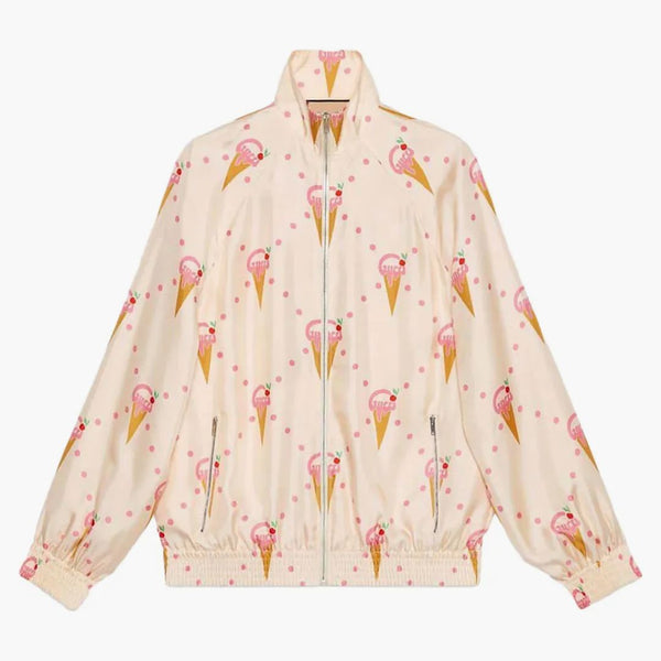 Gucci Ice Crean Print Jacket Pink