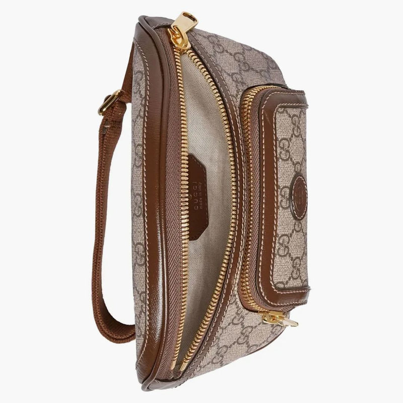 Gucci Interlocking G Belt Bag Beige/ebony
