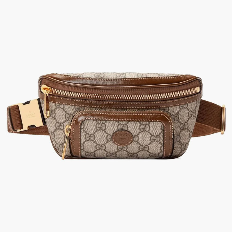 Gucci Interlocking G Belt Bag Beige/ebony