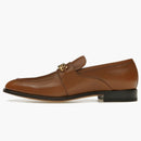 Gucci entrelazado g cadena flofer marrón