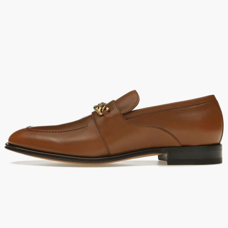 Gucci Interblocking G Chain Loafer Brown