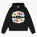 Gucci Interlocking G Graphic-Print Hoodie Black/Multicolor