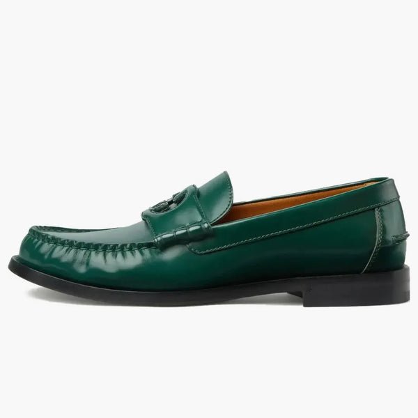 Gucci Interlocking G Loafers Green