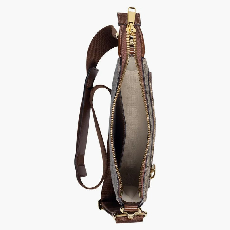Gucci Interlocking G Messenger Bag GG Supreme canvas beige/ebony