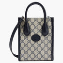 Gucci interlocking g mini dead bag black/gray