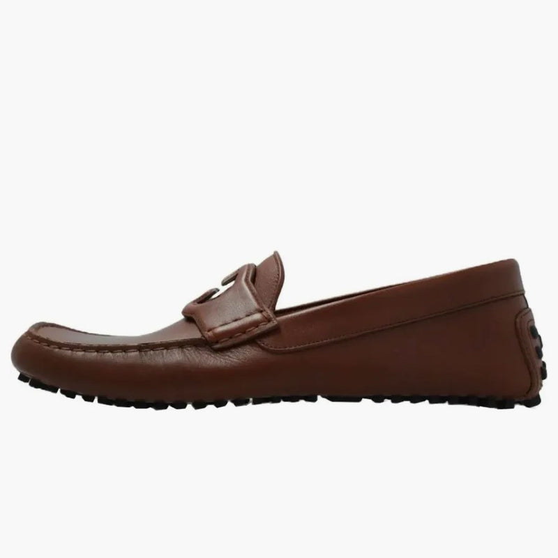 Gucci Interlocking G Moccasins marrone