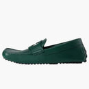 Gucci entrelazado g mocasines verde