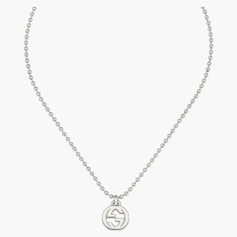 Gucci Interlocking G Necklace in Silver 925 Sterling Silver