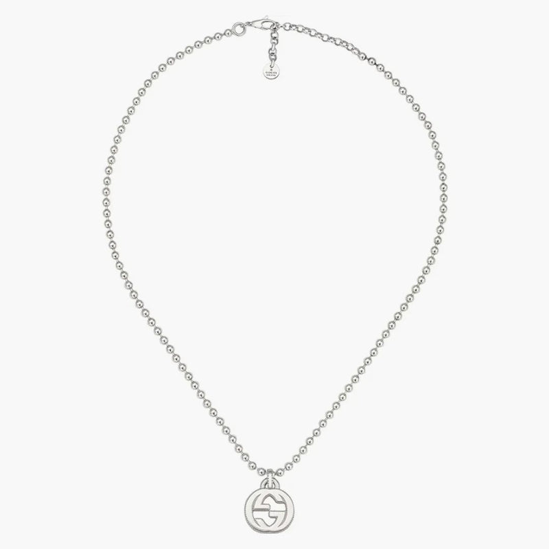 Gucci Interlocking G Necklace in Silver 925 Sterling Silver