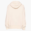 Gucci låsande G överdimensionerad fit hoodie off-white/svart