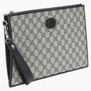 Gucci Interlocking G Pouch Beige/Blue