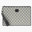 Gucci Interlocking G Pouch Beige/Blue