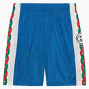 Gucci Interlocking G Print Nylon Swim Shorts Blue/White