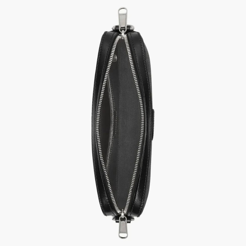 Gucci Interlocking G Shoulder Bag GG Supreme Canvas Black/Gray