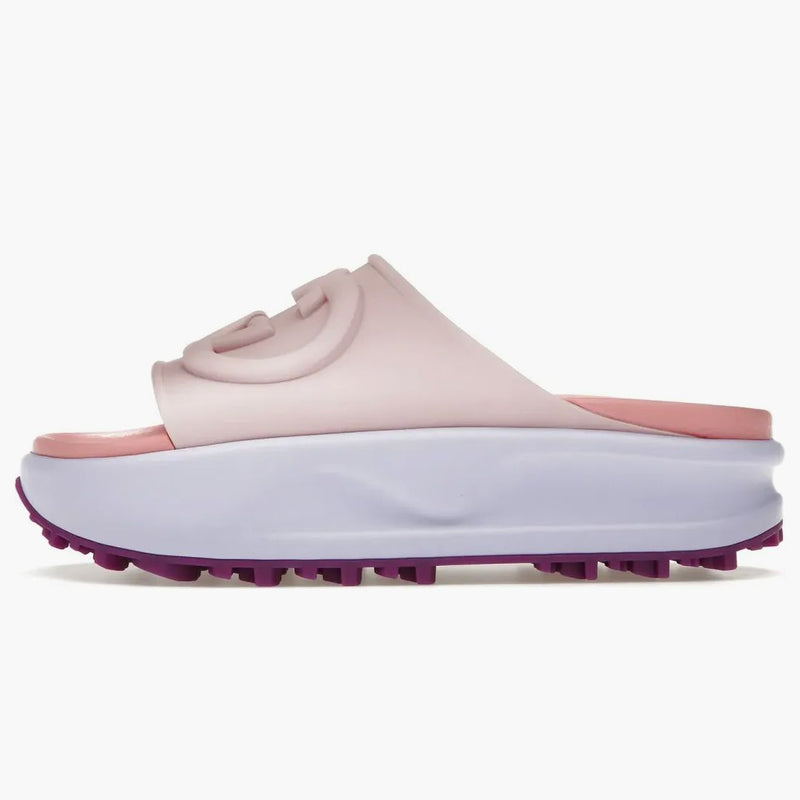 Gucci Interlocking G Slide Pink Purple (Women's)
