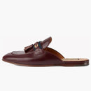 Gucci Interlocking G Web Slipper Bordeaux