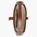 Gucci Jackie 1961 Crystal GG Mini Shoulder Bag Camel/Ebony