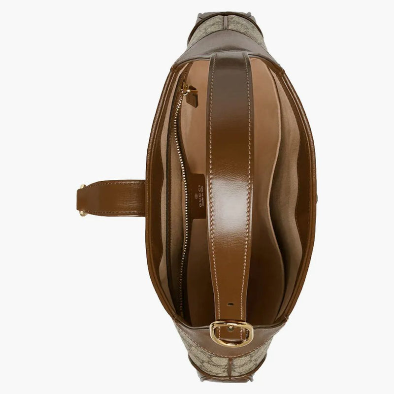 Gucci Jackie 1961 Bolso de hombro pequeño GG Supreme Beige/Ebony