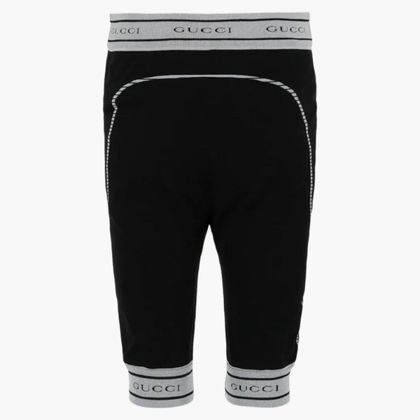 Gucci Jacquard Tubular Jersey Shorts Black