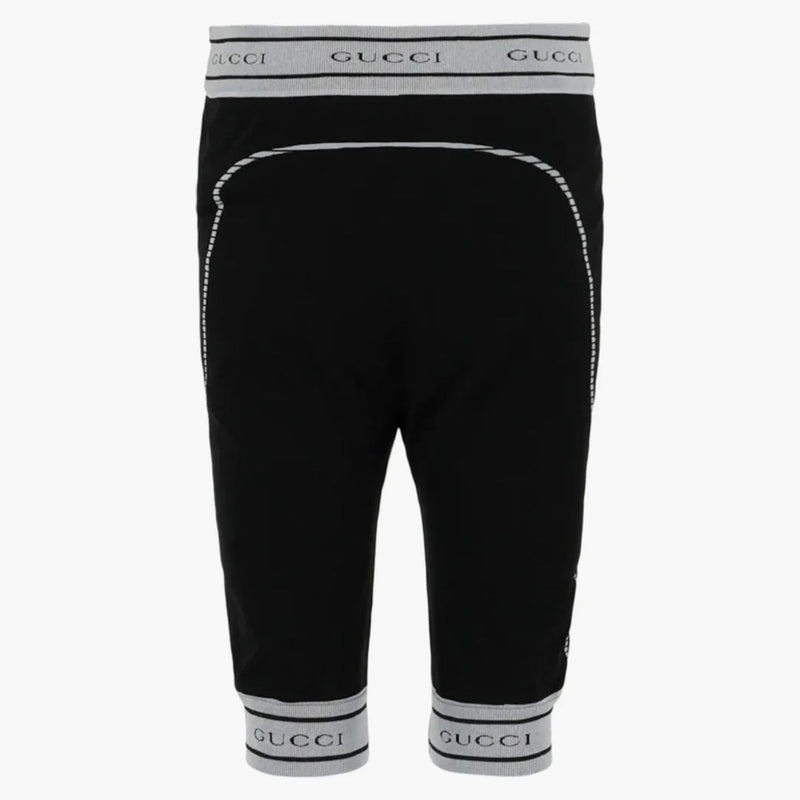 Gucci Jacquard Tubular Jersey Shorts Black