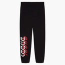 Gucci Jersey Jogging Pant With Gucci Mirror Print Black