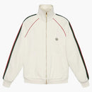 Gucci jersey zip-up sweatshirt with Washed Ivory
