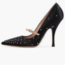 Gucci Jodie Embellished Satin Pumps Black (Women's)
