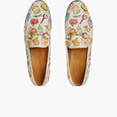 Gucci Jordaan Animal Printed Loafer Beige Multi (Women's)