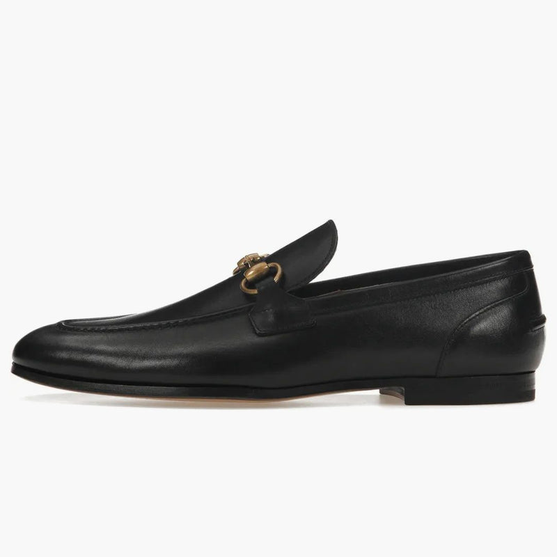 Gucci Jordaan loafer svart läder