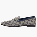 Gucci Jordaan Loafer Blue GG Canvas