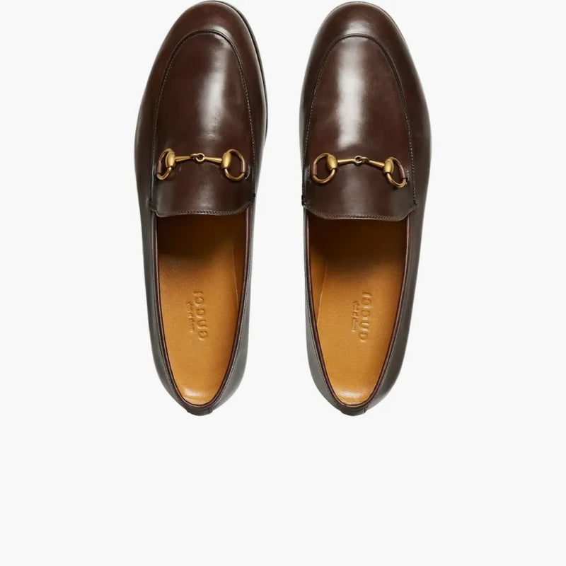 Gucci Jordaan Loafer Brown Leather