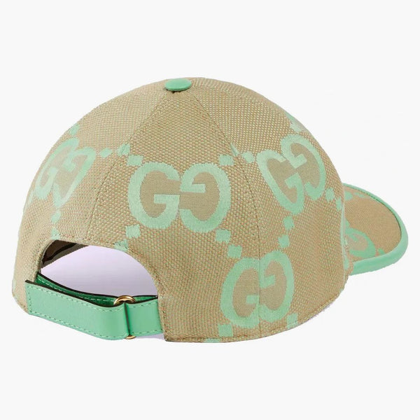 Gucci Jumbo GG Baseball har Beige/Green Mint