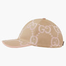 Gucci jumbo gg baseball has beige/light pink