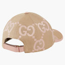 Gucci jumbo gg baseball has beige/light pink