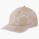 Gucci Jumbo Gg Baseball Hat Beige/lilac