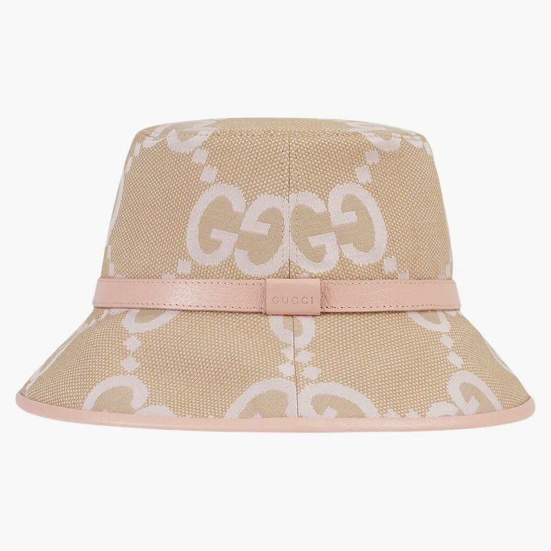 Gucci jumbo gg kbelík má béžovou/světle růžovou