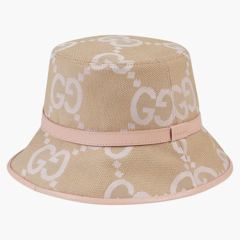 Gucci jumbo gg kbelík má béžovou/světle růžovou