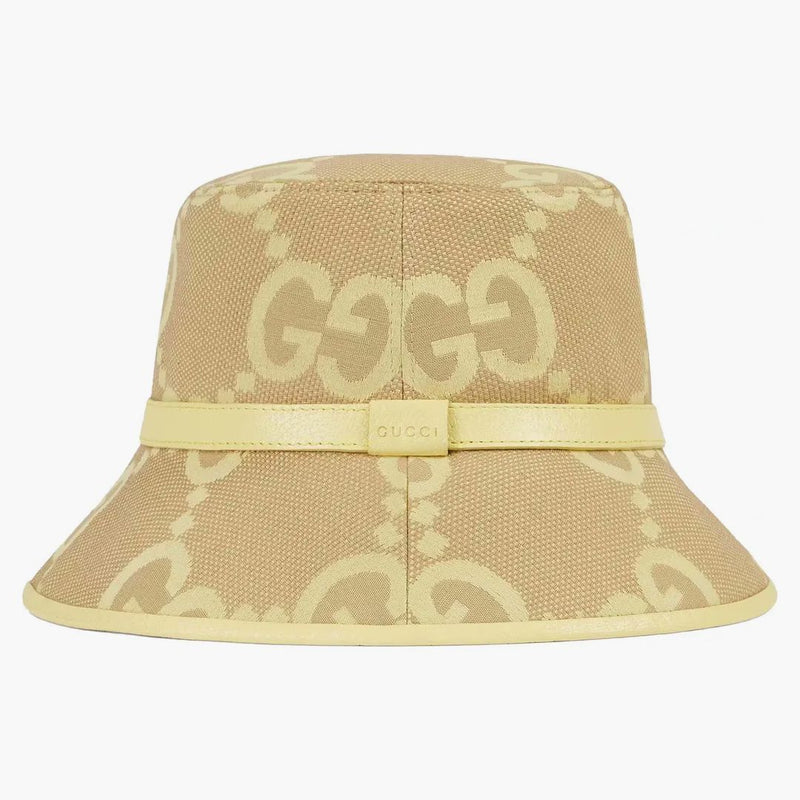 Gucci jumbo gg kbelík má béžovou/světle žlutou