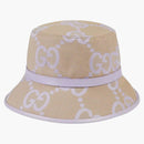 Gucci jumbo gg Bucket has beige/lilac