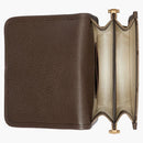 Gucci Jumbo Gg Canvas Shoulder Bag Camel/ebony