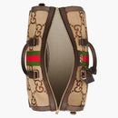 Gucci Jumbo Gg Duffle Bag Camel/ebony