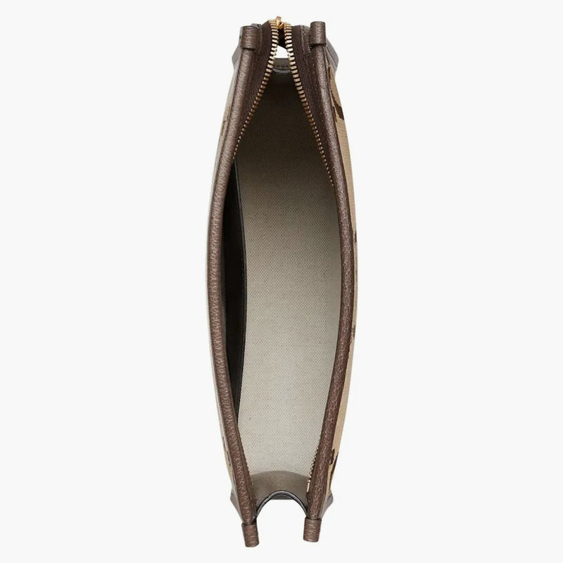 Gucci Jumbo GG Pouch Pouch Camel/Ebony
