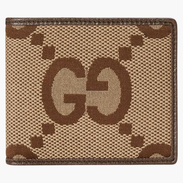 Gucci Jumbo Gg Wallet Beige/ebony