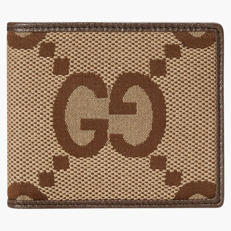 Gucci Jumbo Gg Wallet Beige/ebony