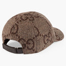 Gucci Jumbo GG Wool Cap Brown